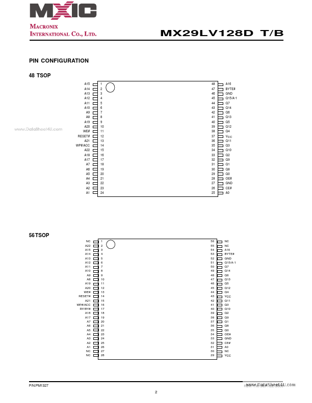 MX29LV128DT