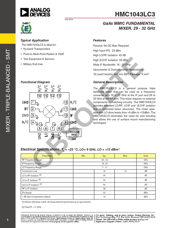 HMC1043LC3