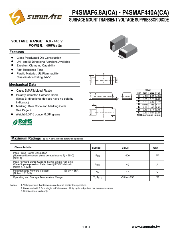 P4SMAF350