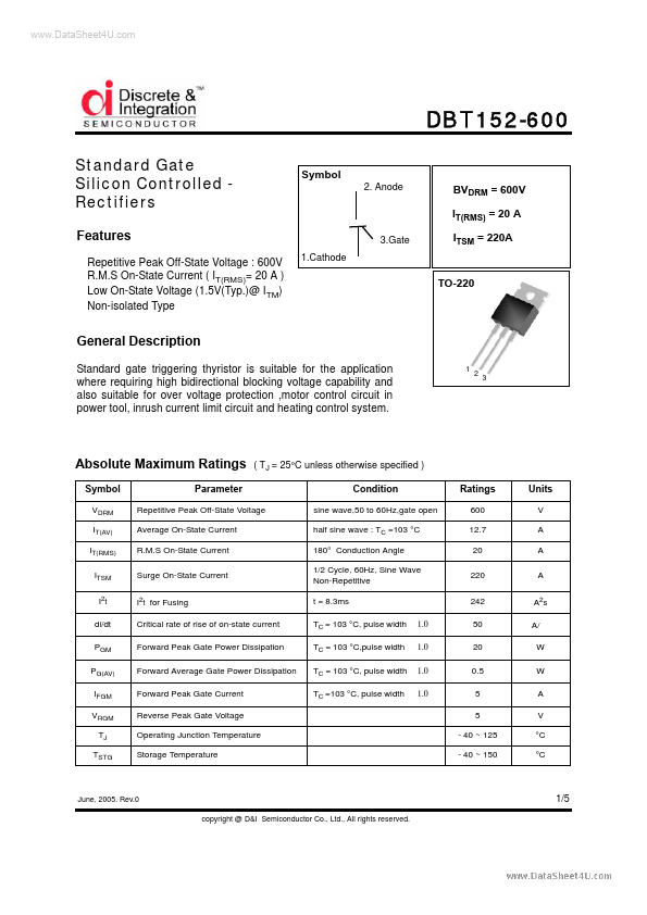 DBT152-600