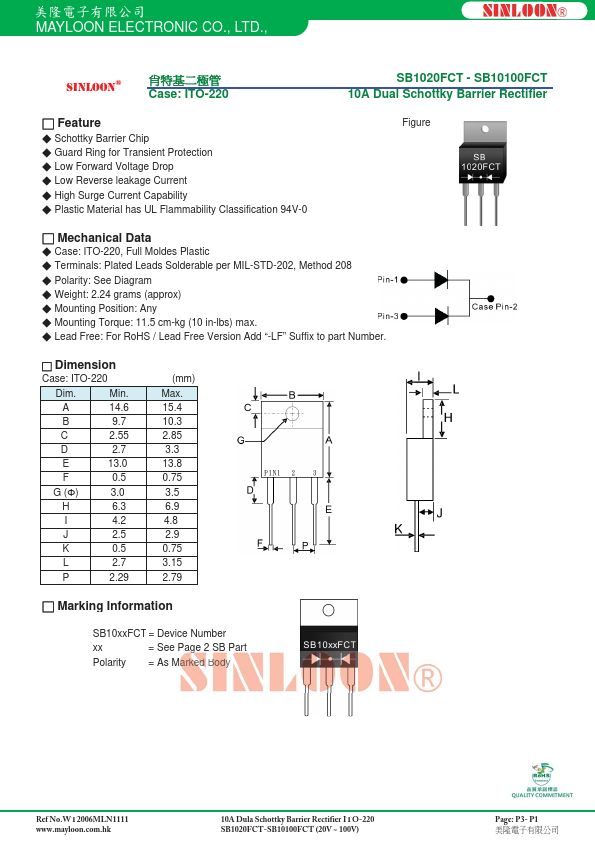 SB1030FCT