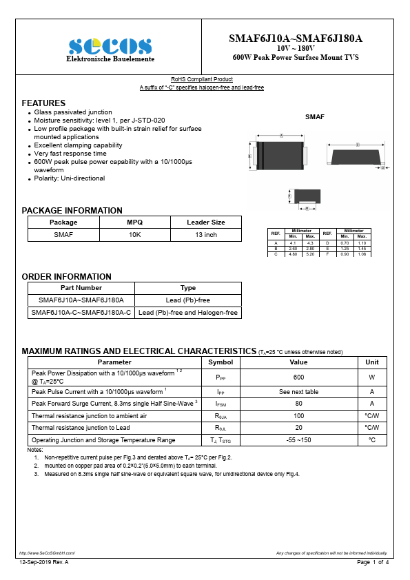 SMAF6J48A