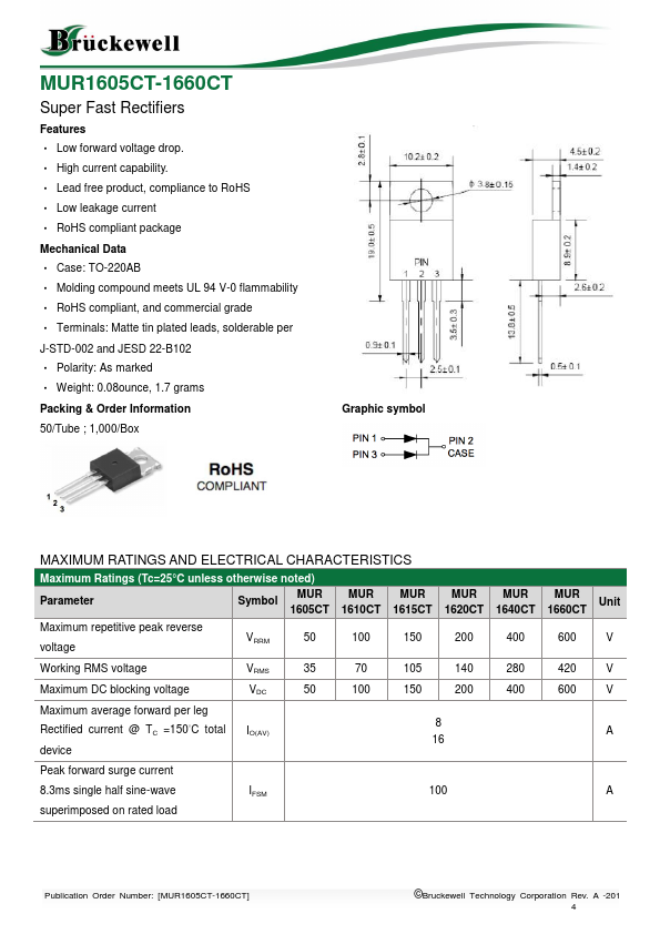 MUR1620CT