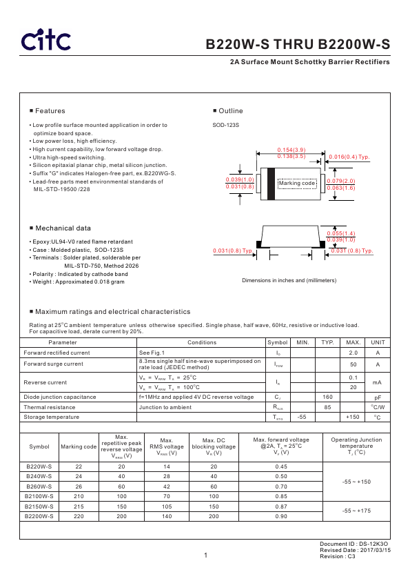 B2200W-S