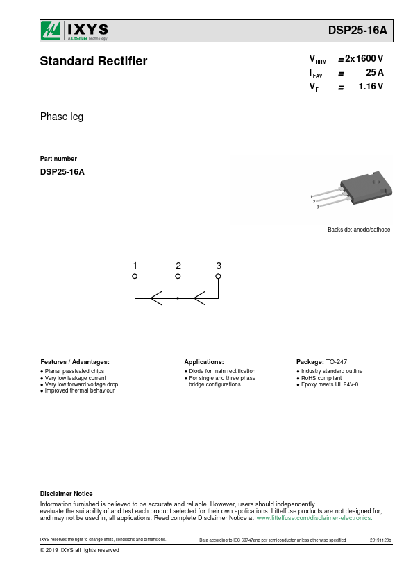 DSP25-16A Datasheet Preview