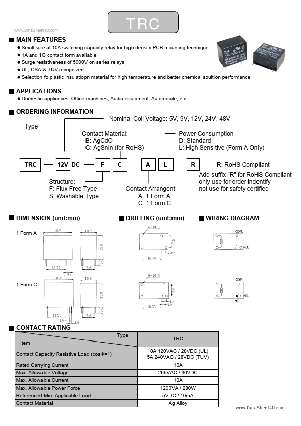 TRC-12VDC-FB-AD