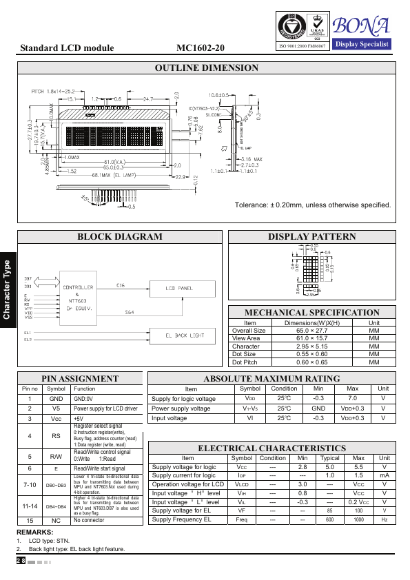 MC1602-20