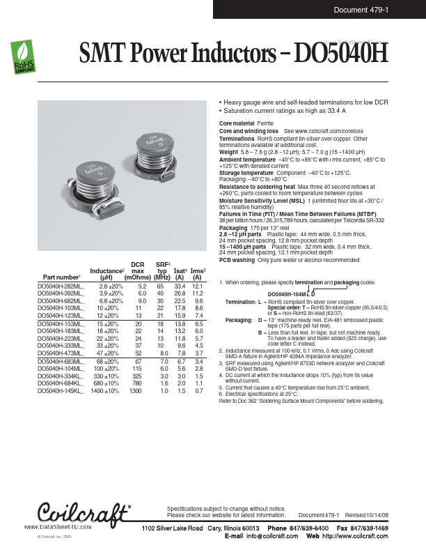 DO5040H-145KLB