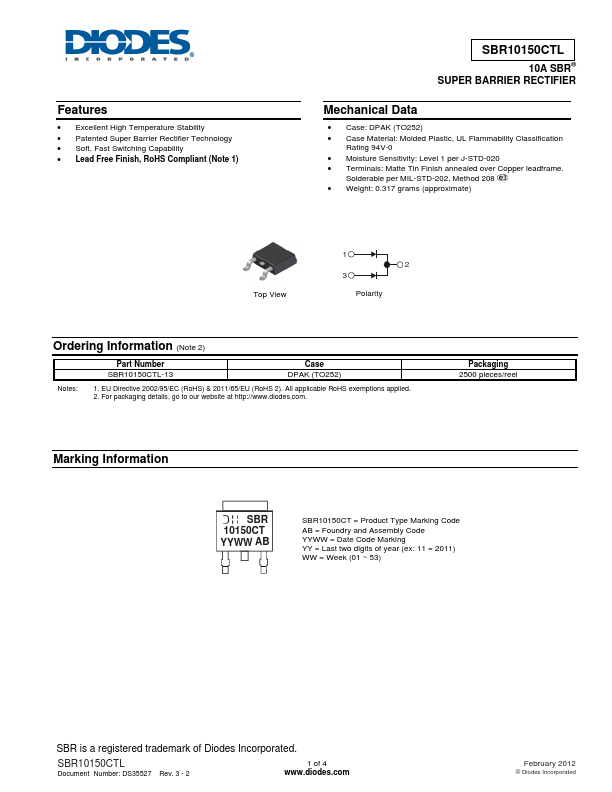 SBR10150CTL