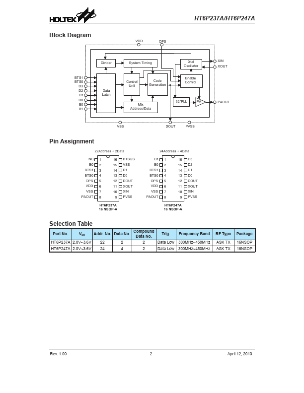 HT6P247A