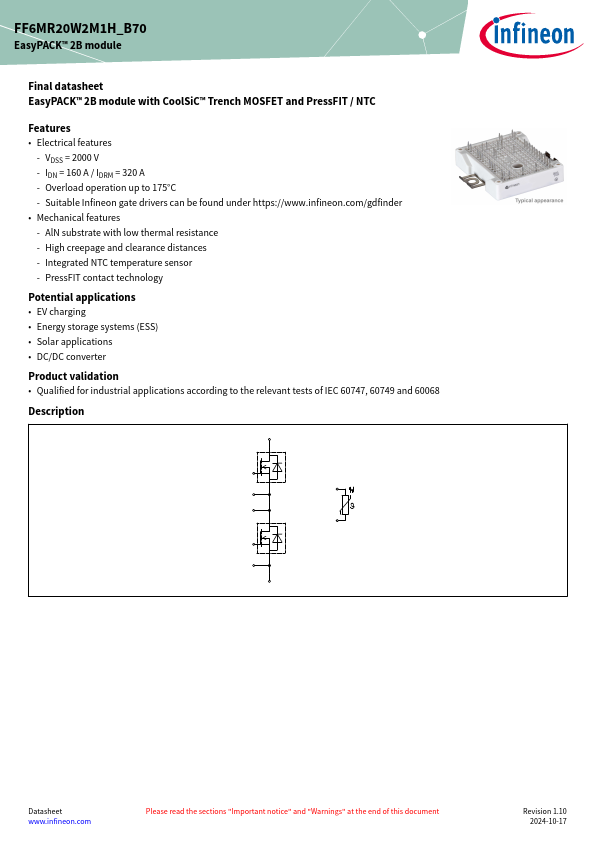 FF6MR20W2M1H_B70 Datasheet Preview