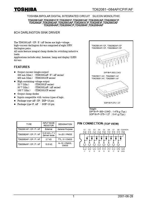 TD62082CP