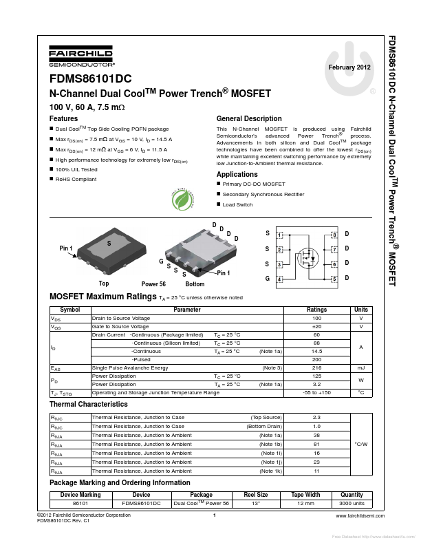 FDMS86101DC