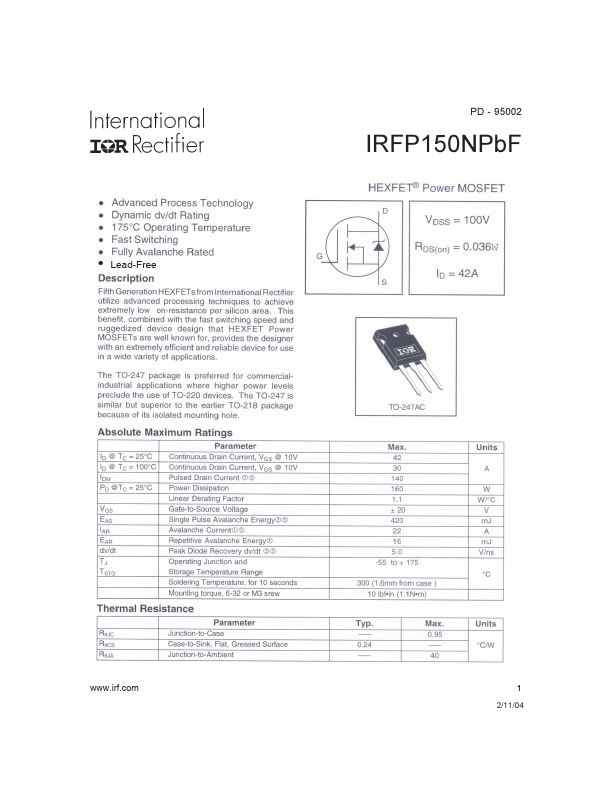 IRFP150NPBF