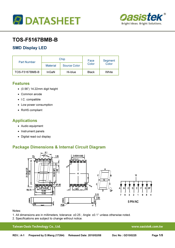 TOS-F5167BMB-B