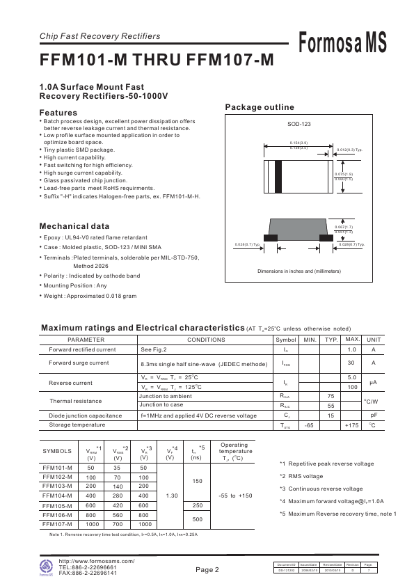 datasheet Preview Page 2