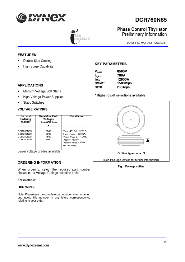 DCR760N85