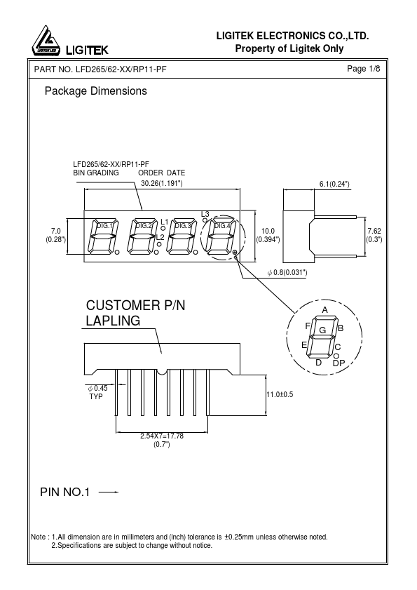 LFD2652-XX-RP11-PF