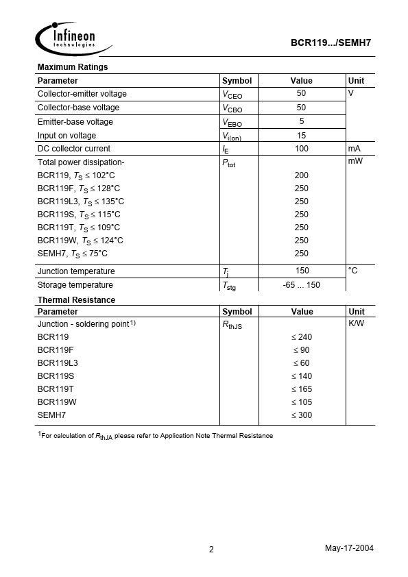 BCR119T