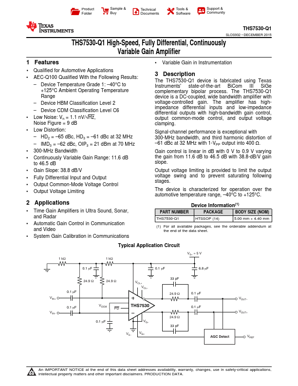 THS7530-Q1