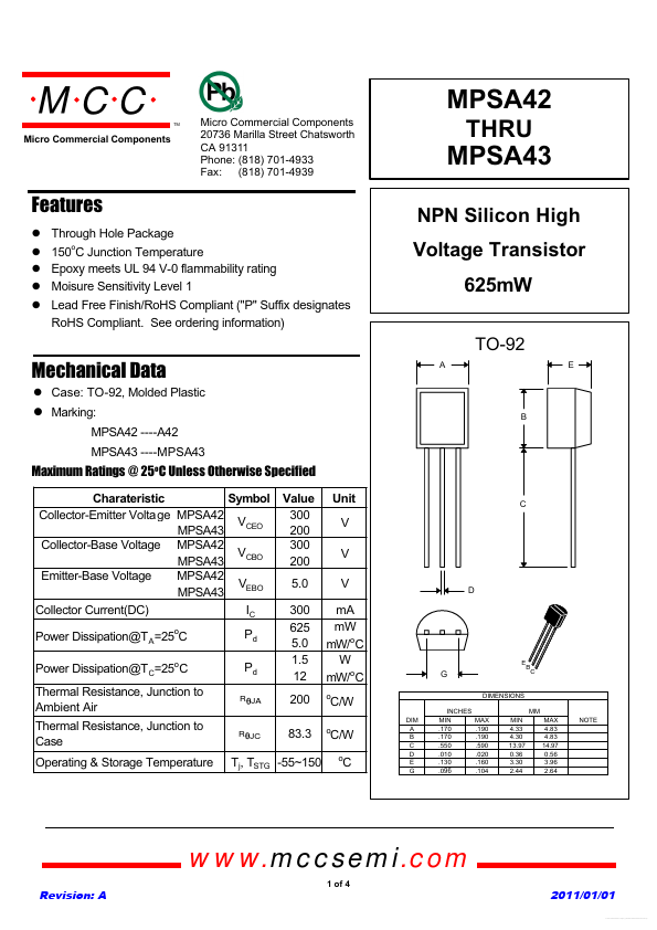 MPSA43