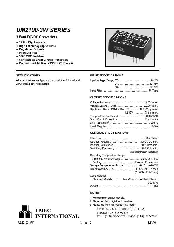 UM2136C-3W