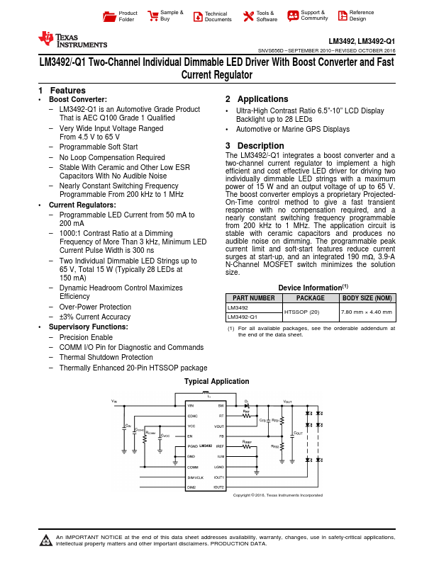 LM3492-Q1