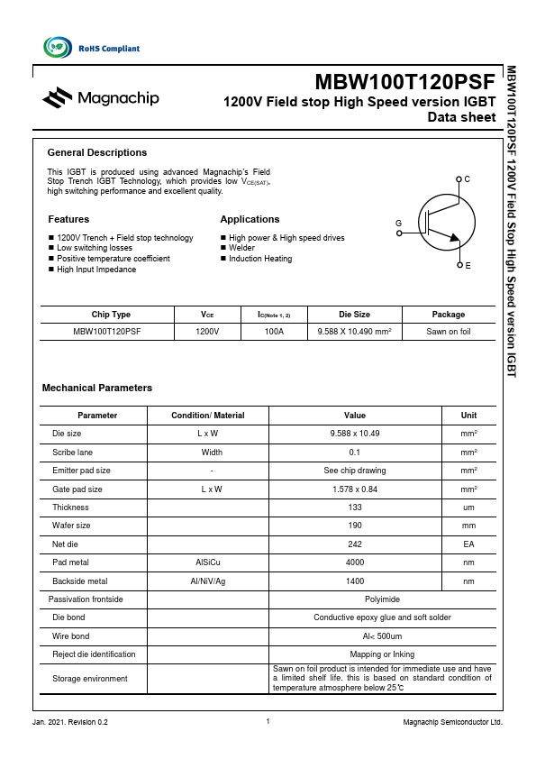 MBW100T120PSF