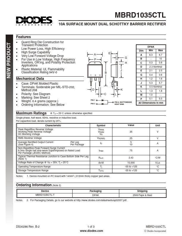 MBRD1035CTL