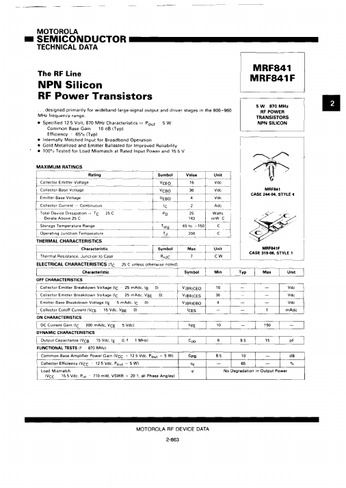 MRF841F