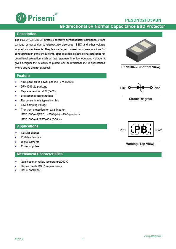  Datasheet Preview Page 1