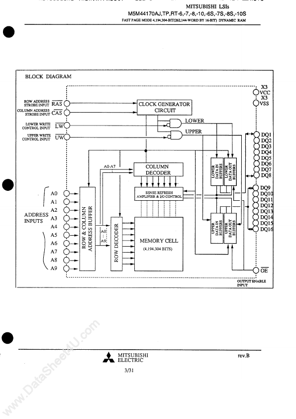 M5M44170AJ-8S