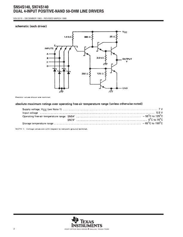 SN54S140