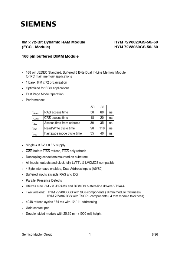 HYM72V8030GS-50