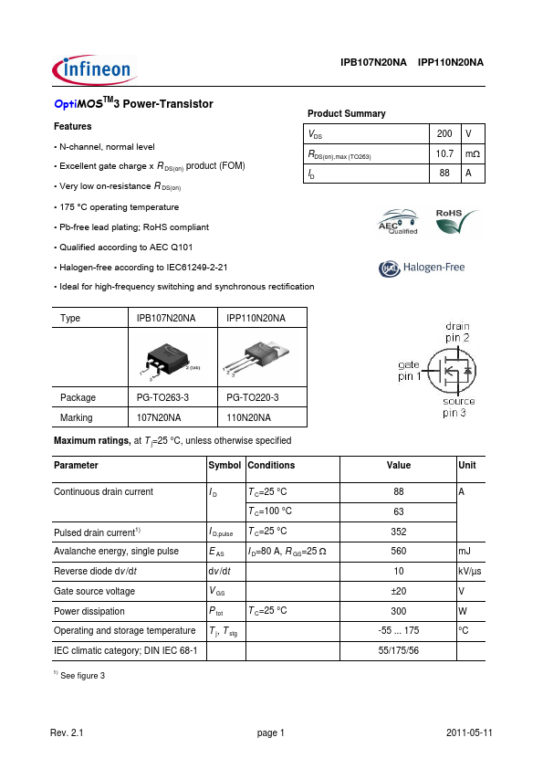 IPB107N20NA