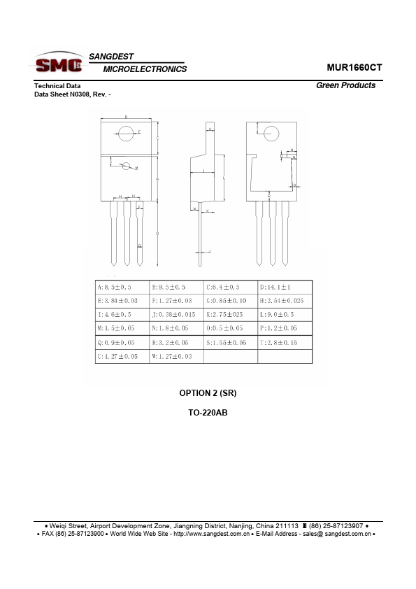 MUR1660CT