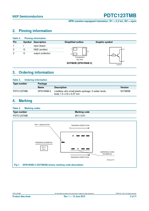 PDTC123TMB