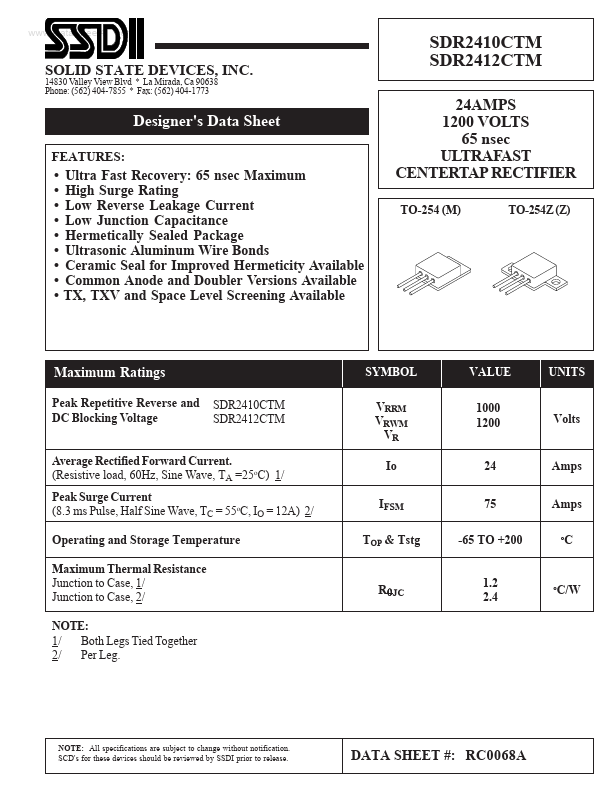 SDR2412CTM