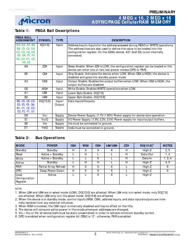 MT45W4MW16PFA