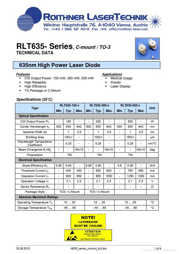 RLT635-150-x