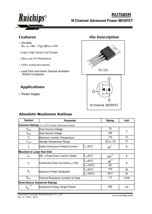 RU7085R