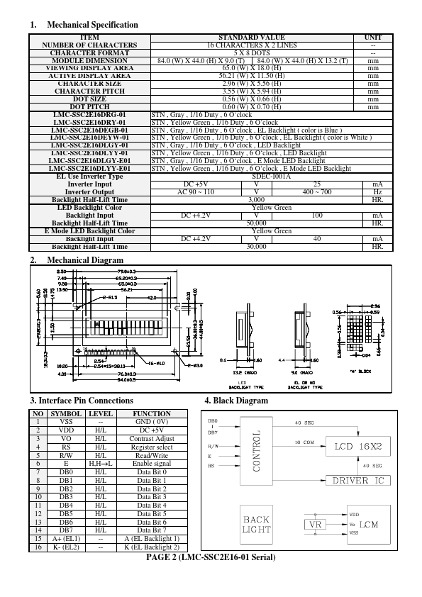 LMC-SSC2E16DLYY-01