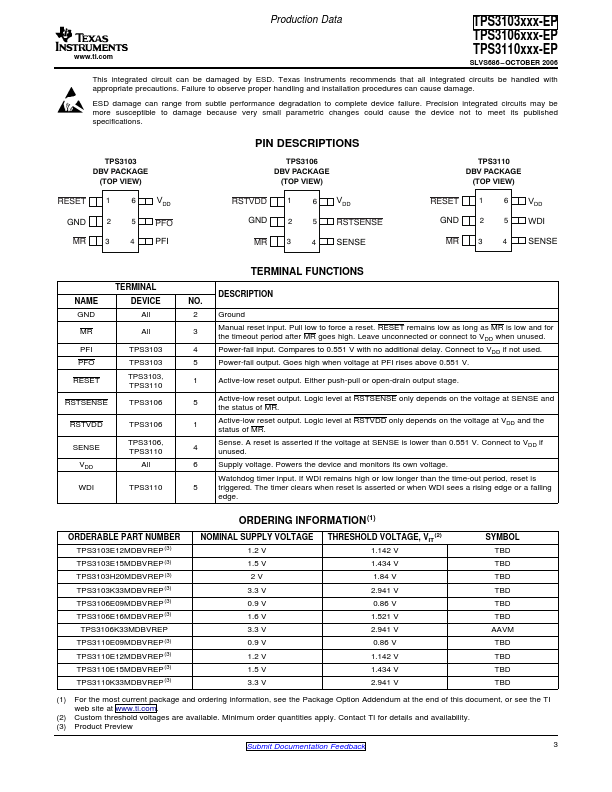 TPS3110K33