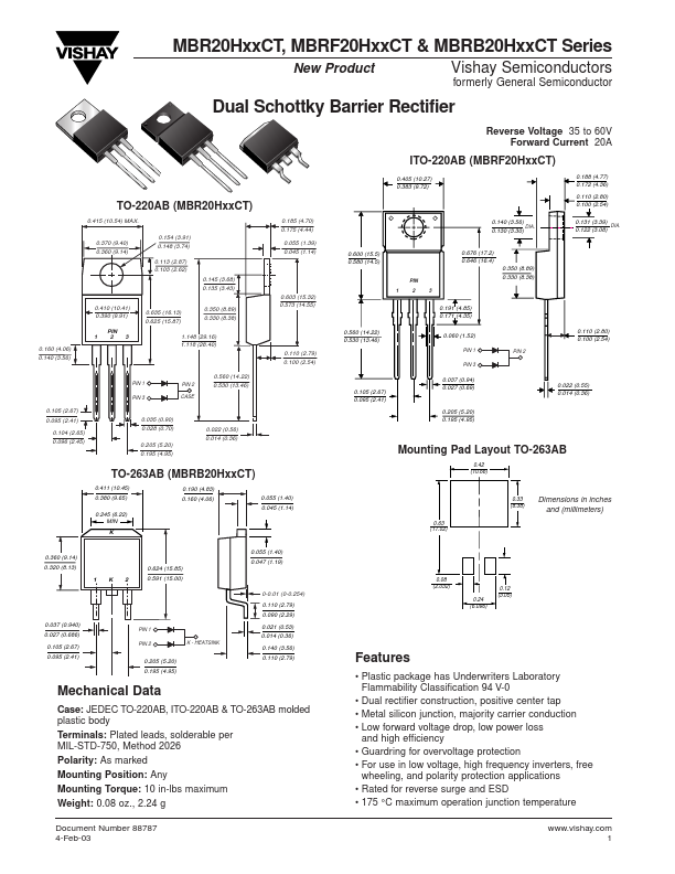 MBR20H60CT