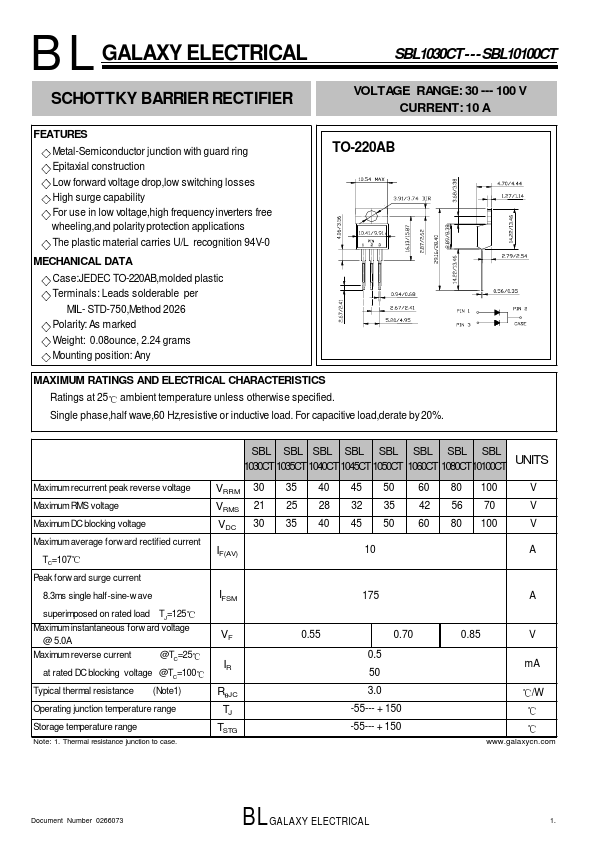 SBL1080CT