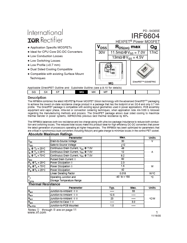 IRF6604