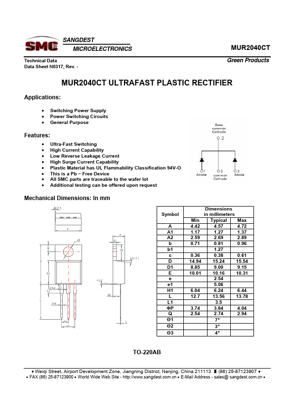 MUR2040CT