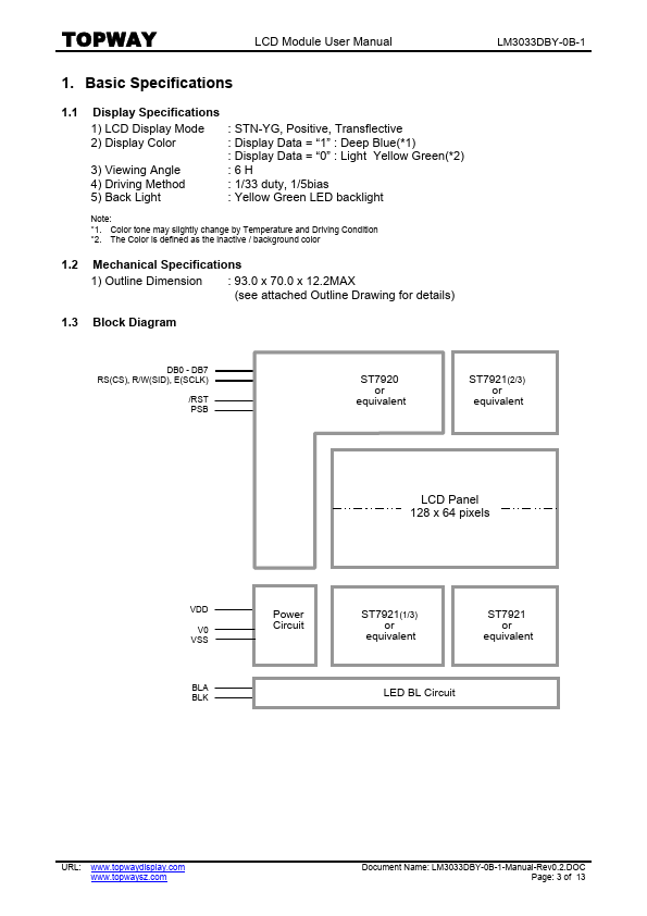 LM3033DBY-0B-1