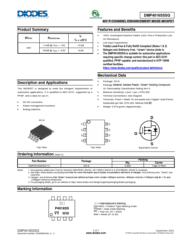 DMP4016SSSQ