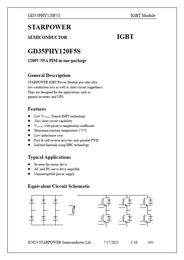 GD35PHY120F5S Datasheet Preview
